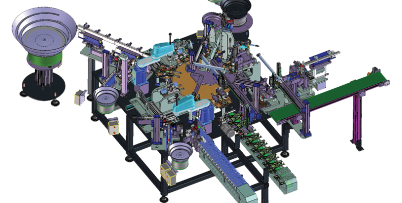 RCM MACCHINE ASSEMBLAGGIO CERNIERA LAVASTOVIGLIE FULCRO FISSO